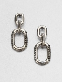 Add a touch of sparkle to this simply chic design. Glass stonesSilver oxide-finished brassDrop, about 1.29Post backImported Add a touch of sparkle to this simply chic design. Glass stonesSilver oxide-finished brassDrop, about 1.29Post backImported