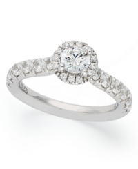 Hearts. Arrows. Together. This stunning 14k white gold anniversary band features diamonds cut with an arrow pattern visible from above and heart pattern visible from below (total 1-1/2 ct. t.w.). Ring comes with a certificate and viewer which allows you to see the difference for yourself. Hearts. Arrows. Together. This stunning 14k white gold anniversary band features diamonds cut with an arrow pattern visible from above and heart pattern visible from below (total 1-1/2 ct. t.w.). Ring comes with a certificate and viewer which allows you to see the difference for yourself.