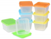 EasyLunchboxes Mini-Dippers Small Dip and Sauce Containers, Leak-Resistant, Set of 8 EasyLunchboxes Mini-Dippers Small Dip and Sauce Containers, Leak-Resistant, Set of 8