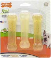 Nylabone Flexi Chew Triple Pack, Regular Nylabone Flexi Chew Triple Pack, Regular