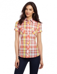 Dickies Women's Short Sleeve Plaid Shirt Dickies Women's Short Sleeve Plaid Shirt