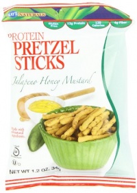 Kay's Naturals Gluten Free Protein Pretzels, Jalapeno Honey Mustard, 1.2 Ounce (Pack of 6) Kay's Naturals Gluten Free Protein Pretzels, Jalapeno Honey Mustard, 1.2 Ounce (Pack of 6)