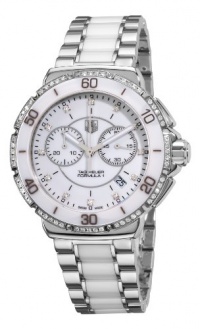 TAG Heuer Women's CAH1213.BA0863 Formula One White Diamond Chronograph Watch TAG Heuer Women's CAH1213.BA0863 Formula One White Diamond Chronograph Watch