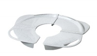PRI Folding Potty with Handles, White granite PRI Folding Potty with Handles, White granite