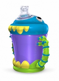 Nuby Monster 7oz Monster 2 Handle No-Spill Sippy Cup- 4M+ Nuby Monster 7oz Monster 2 Handle No-Spill Sippy Cup- 4M+