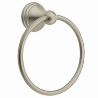 Moen DN8486BN Inspirations Towel Ring, Brushed Nickel Moen DN8486BN Inspirations Towel Ring, Brushed Nickel