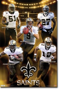 NFL New Orleans Saints 2011 Player Poster NFL New Orleans Saints 2011 Player Poster