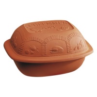 Reston Lloyd Schlemmertopf Classic Glazed Clay Roaster, Large Reston Lloyd Schlemmertopf Classic Glazed Clay Roaster, Large