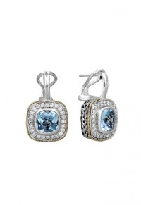 Effy Jewlery Balissima Blue Topaz and Diamond Earrings, 8.31 TCW Effy Jewlery Balissima Blue Topaz and Diamond Earrings, 8.31 TCW