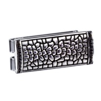 J.Goodman Sterling Silver Channel set Black Spinel Money Clip J.Goodman Sterling Silver Channel set Black Spinel Money Clip