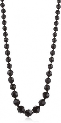 Carolee Jet Basics Graduated Jet Bead Necklace, 38 Carolee Jet Basics Graduated Jet Bead Necklace, 38