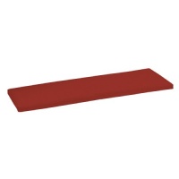 Strathwood 3-Seater Hardwood Bench Cushion, Solid Red Strathwood 3-Seater Hardwood Bench Cushion, Solid Red