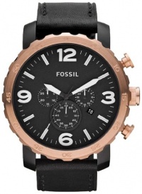 Fossil Men's JR1369 Stainless Steel Analog Black Dial Watch Fossil Men's JR1369 Stainless Steel Analog Black Dial Watch