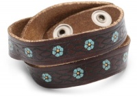 Lucky Brand Brown Embossed Leather Bracelet Lucky Brand Brown Embossed Leather Bracelet