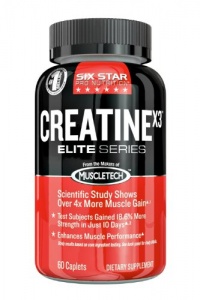 Six Star Pro Nutrition Creatine X3, Elite Series, 60 Caplets Six Star Pro Nutrition Creatine X3, Elite Series, 60 Caplets