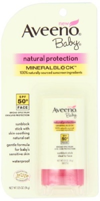 Aveeno Sun Natural Protection Baby SPF 50 Stick, 0.5 Ounce Aveeno Sun Natural Protection Baby SPF 50 Stick, 0.5 Ounce