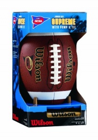 Wilson NCAA Supreme W/Pump & Tee (Junior) Football