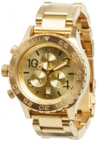 Nixon 42-20 Chrono Watch All Gold, One Size [Watch] Nixon