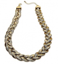 Alfani Necklace, Gold-Tone Braided Necklace Alfani Necklace, Gold-Tone Braided Necklace