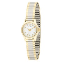 Timex Women's T53822 Elevated Classics Dress Two-Tone Stainless Steel Expansion Band Watch Timex Women's T53822 Elevated Classics Dress Two-Tone Stainless Steel Expansion Band Watch
