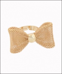 Mesh Bow Ring (Adjustable)