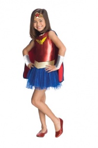 Justice League Child's Wonder Woman Tutu Dress - Medium Justice League Child's Wonder Woman Tutu Dress - Medium