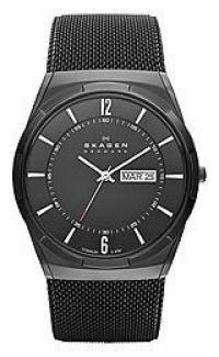 SKAGEN Aktiv Black Mesh Men's Titanium Watch SKAGEN Aktiv Black Mesh Men's Titanium Watch