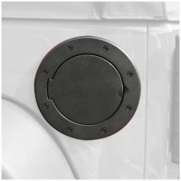 Rugged Ridge 11425.05 Black Aluminum Fuel Door Cover Rugged Ridge 11425.05 Black Aluminum Fuel Door Cover