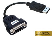 Accell B087B-005B UltraAV DisplayPort to DVI-D Single-Link Active Adapter ATI Certified (Black) Accell B087B-005B UltraAV DisplayPort to DVI-D Single-Link Active Adapter ATI Certified (Black)