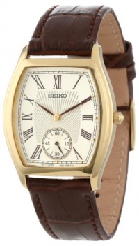Seiko Men's SRK008 Brown Leather Strap Watch Seiko Men's SRK008 Brown Leather Strap Watch