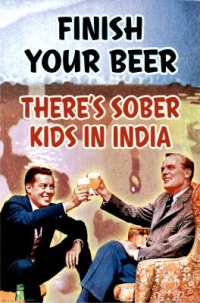 NMR 88390 Finish Your beer Decorative Poster NMR 88390 Finish Your beer Decorative Poster