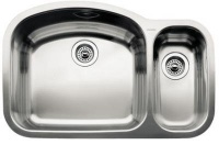 Blanco 440246 BlancoWave Bowl Undermount Double Basin Kitchen Blanco 440246 BlancoWave Bowl Undermount Double Basin Kitchen