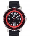 Brighten up your sporty looks with this casual watch from Izod.