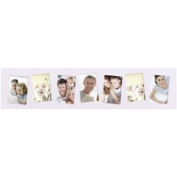 ADECO PF9108 7-Opening White Wood Wall Collage Picture Photo Frames - Holds Seven 4x6 inch Photos,Home Decor Wall Art,Best Gift ADECO PF9108 7-Opening White Wood Wall Collage Picture Photo Frames - Holds Seven 4x6 inch Photos,Home Decor Wall Art,Best Gift