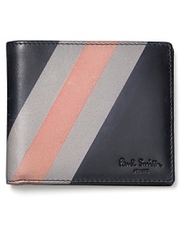 Paul Smith Painted Stripe Bi-fold Wallet Paul Smith Painted Stripe Bi-fold Wallet