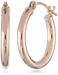 Duragold 14k Gold Hoop Earrings (0.59 Diameter)