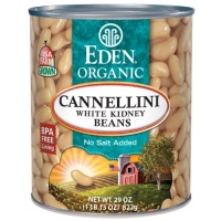 Eden Cannellini (White Kidney) Beans, Organic, 29-Ounce (Pack of 6) Eden Cannellini (White Kidney) Beans, Organic, 29-Ounce (Pack of 6)