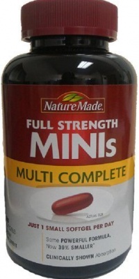 Nature Made Full Strength MINIs Multi Complete, 180 Softgels Nature Made Full Strength MINIs Multi Complete, 180 Softgels