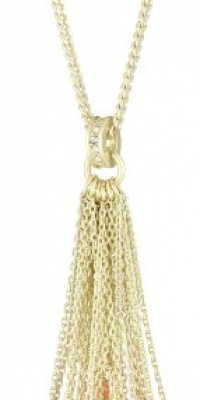 Juicy Couture Briolette Petal Tassel Necklace