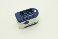 Acc U Rate CMS 50 D Blue Finger Pulse Oximeter, Blue