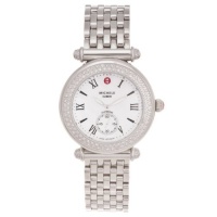 Michele Women's 'Caber' Diamond Stainless Steel Watch MW16A01A2025 Michele Women's 'Caber' Diamond Stainless Steel Watch MW16A01A2025