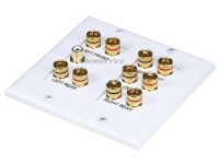 Monoprice 2-Gang 5.1 Surround Sound Distribution Wall Plate Monoprice 2-Gang 5.1 Surround Sound Distribution Wall Plate