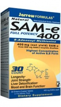 Jarrow Formulas SAM-e, 400 mg, 30 Count Jarrow Formulas SAM-e, 400 mg, 30 Count