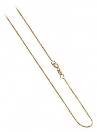 ZFCG001-Y 14 KT Yellow Gold 0.6mm 14k Baby Box Chain 16 inch to 24 inch ZFCG001-Y 14 KT Yellow Gold 0.6mm 14k Baby Box Chain 16 inch to 24 inch