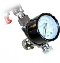 Air Adjusting Valve Regulator with Gauge for Spray Guns and Pnuematic Tools Air Adjusting Valve Regulator with Gauge for Spray Guns and Pnuematic Tools