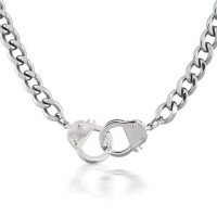 Bling Jewelry 50 Shades of Grey Inspired Fetish Mens Handcuff Steel Chain 20in Bling Jewelry 50 Shades of Grey Inspired Fetish Mens Handcuff Steel Chain 20in