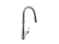 Kohler K-560-VS Bellera Pull-Down Kitchen Faucet, Vibrant Stainless Steel Kohler K-560-VS Bellera Pull-Down Kitchen Faucet, Vibrant Stainless Steel