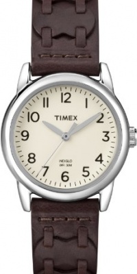 Timex Women?s T2N902 Weekender Brown Leather Strap Watch Timex Women?s T2N902 Weekender Brown Leather Strap Watch