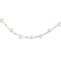 16 Inch 2 Strand with Cultured Freshwater Pearl Necklace 16 Inch 2 Strand with Cultured Freshwater Pearl Necklace