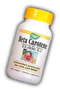 Nature's Way Natural Beta Carotene, 100 Softgels Nature's Way Natural Beta Carotene, 100 Softgels